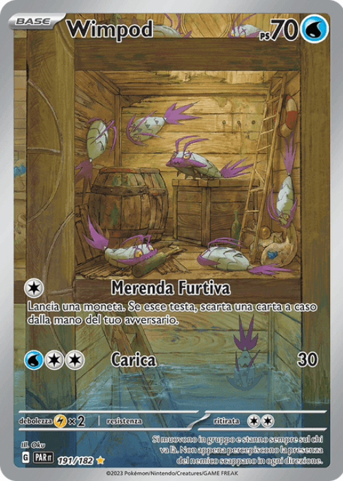 Pokémon Wimpod 191/182 Paradosso Temporale ITA