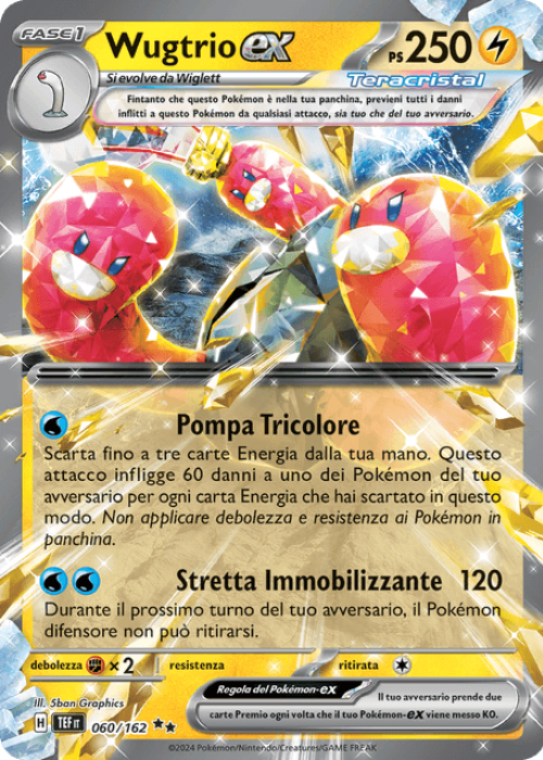 Pokémon Wugtrio ex 060/162 Cronoforze ITA