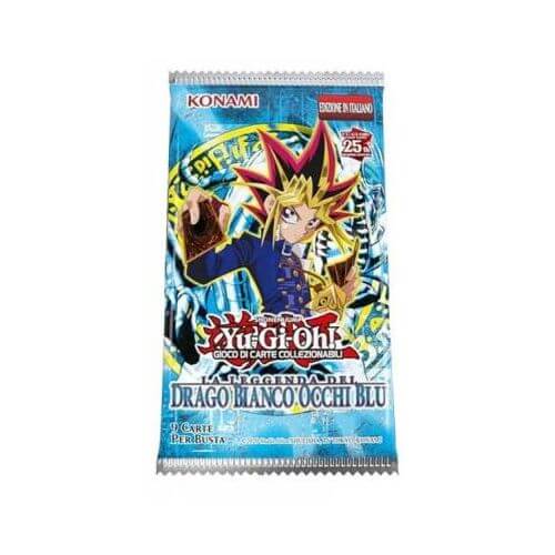 YU-GI-OH! La Leggenda del Drago Bianco Occhi Blu 25th Busta 9 Carte 1a Edizione [ITA]