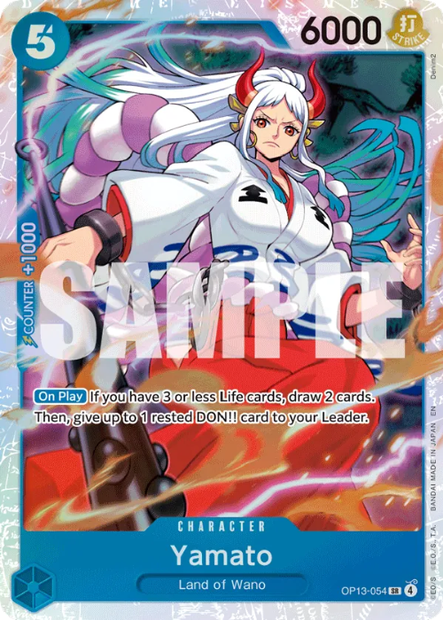 One Piece Yamato Super Rare OP13-054 ENG