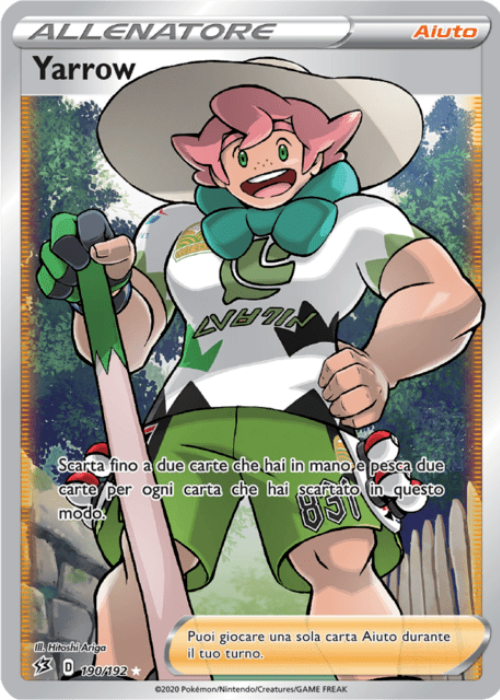 Pokémon Yarrow 190/192 Fragore Ribelle ITA