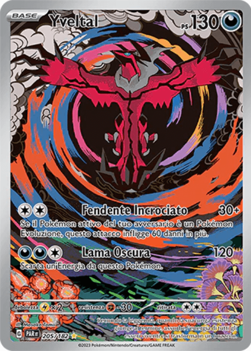 Pokémon Yveltal 205/182 Paradosso Temporale ITA