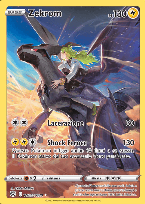Pokémon Zekrom TG05/TG30 Astri Lucenti ITA