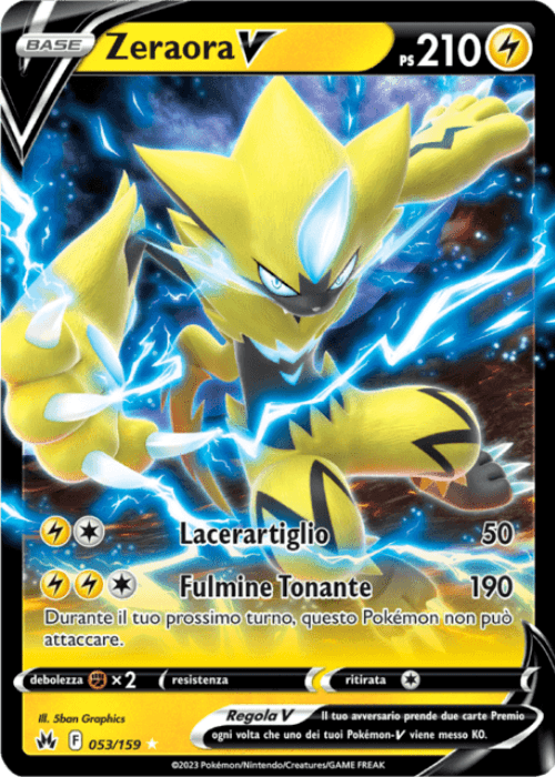 Pokémon Zeraora V 053/159 Zenit Regale ITA