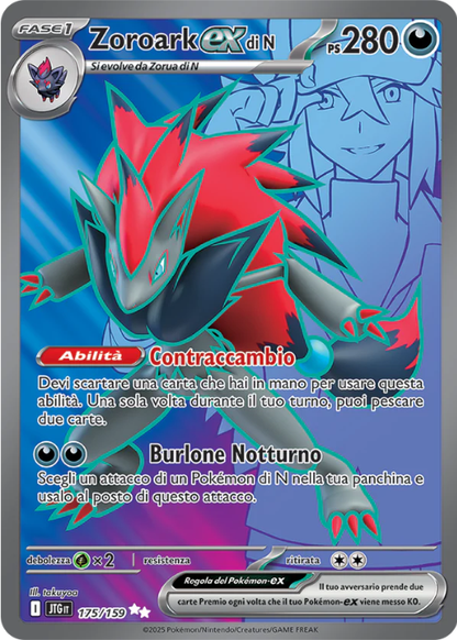 Pokémon Zoroark ex di N 175/159 Avventure Insieme ITA