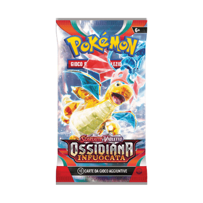 Pokémon Ossidiana Infuocata Art Set 4 Buste ITA