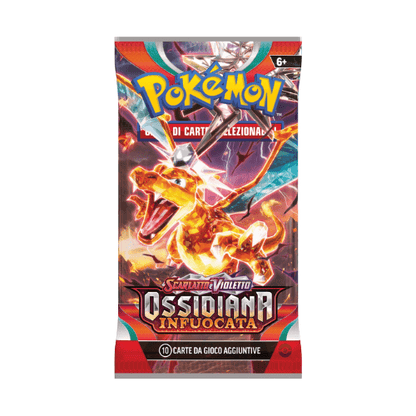 Pokémon Ossidiana Infuocata Art Set 4 Buste ITA