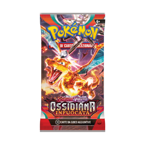 Pokémon Ossidiana Infuocata - Busta 10 Carte [ITA]