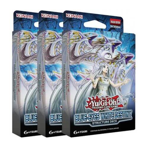 YU-GI-OH! Blue-Eyes White Destiny 3x Structure Deck 1a Edizione ITA