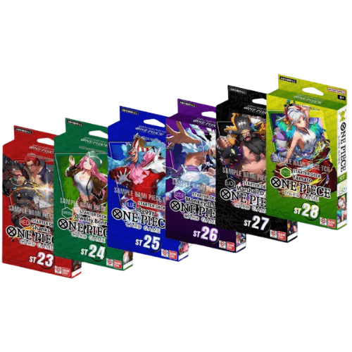 One Piece Card Game Bundle Starter Deck ST23 - ST28 ENG