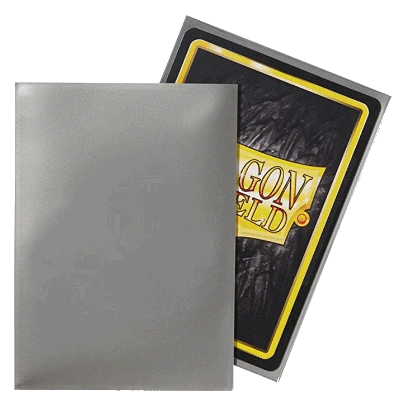 Dragon Shield - 100 Sleeves Standard Size Classic Silver