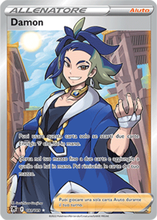 Pokémon Damon 181/189 Lucentezza Siderale ITA