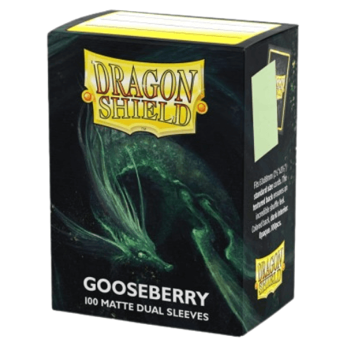 Dragon Shield 100 Sleeves Matte Dual Standard Size Gooseberry