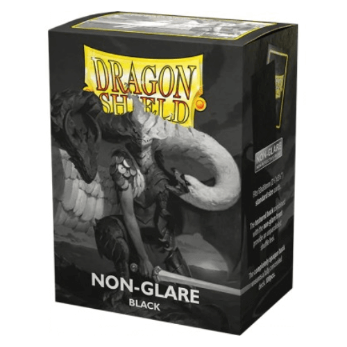 Dragon Shield 100 Sleeves Matte Non-Glare Standard Size Black