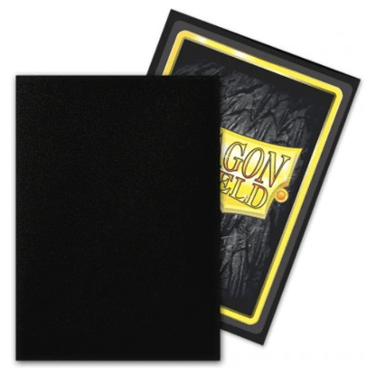 Dragon Shield 100 Sleeves Matte Non-Glare Standard Size Black