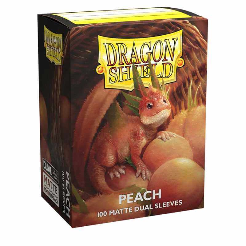 Dragon Shield - 100 Sleeves Standard Size Dual Matte Peach