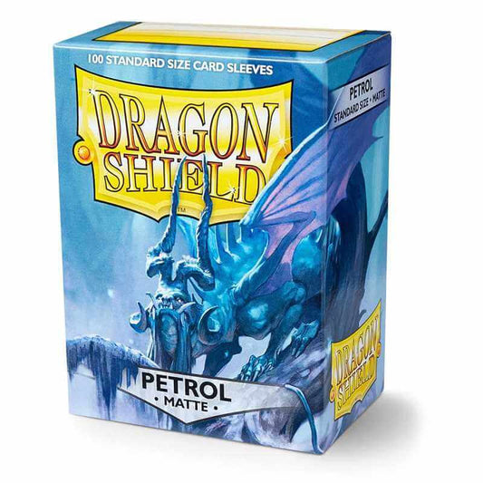 Dragon Shield - 100 Sleeves Standard Size Matte Petrol