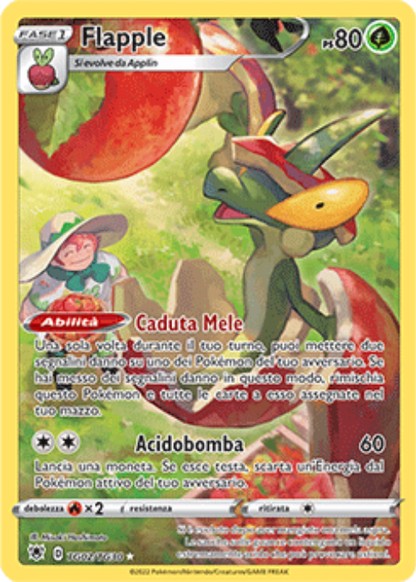 Pokémon Flapple TG02/TG30 Lucentezza Siderale ITA