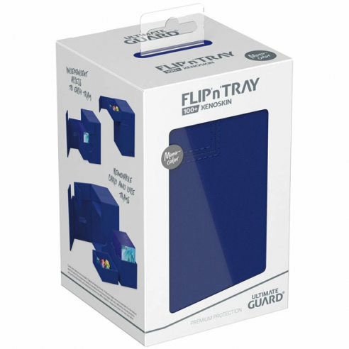 Ultimate Guard - Flip'n' Tray 100+ XenoSkin Blu