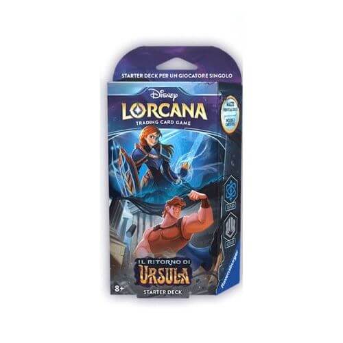 Lorcana - Il Ritorno di Ursula - Anna e Hercules – Starter Deck Zaffiro/Acciaio - [ITA]