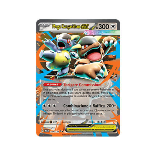 Pokémon Mega Kangaskhan ex 104/132 Megaevoluzione ITA