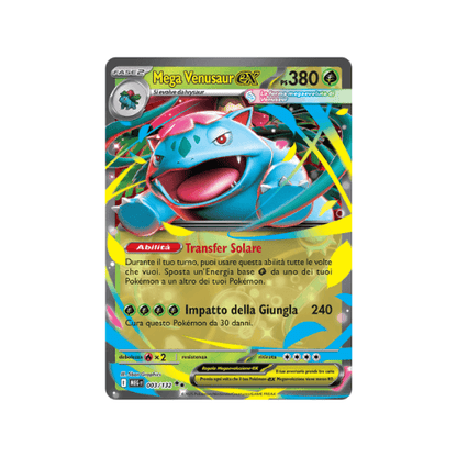 Pokémon Mega Venusaur ex 003/132 Megaevoluzione ITA