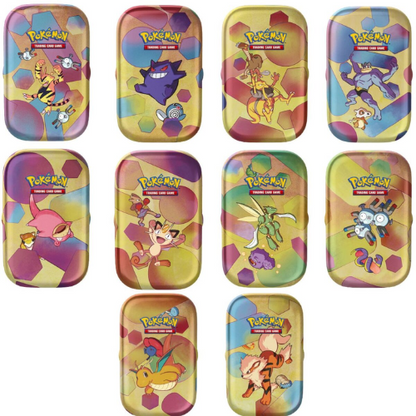 Pokemon 151 Scarlatto & Violetto Display 10x Mini Tin da Collezione ITA
