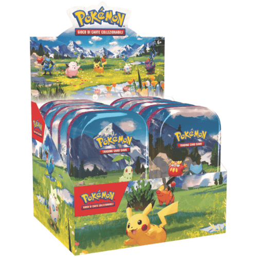 Pokémon Display 10x Mini Tin da Collezione Ascesa Eroica ITA