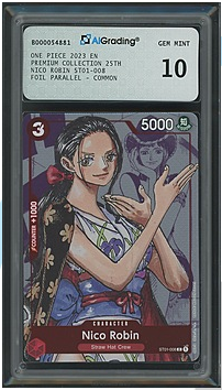 One Piece - Nico Robin ST01-008 - Foil Parallel Common