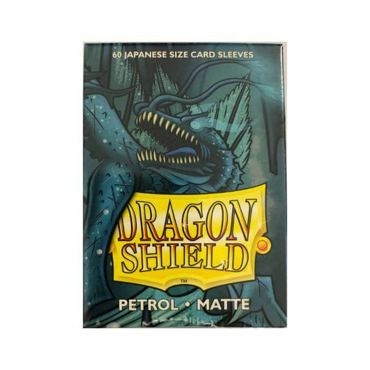 Dragon Shield - 60 Sleeves Matte Japanese Size Petrol