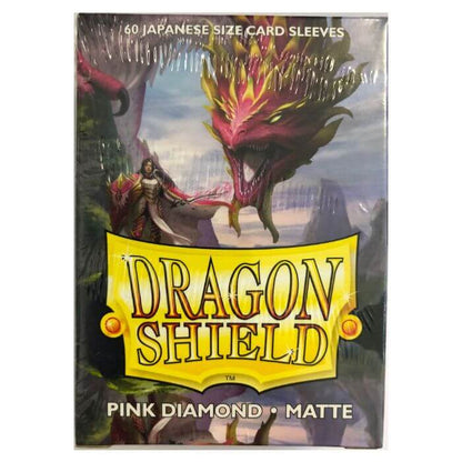 Dragon Shield - 60 Sleeves Matte Japanese Size Pink Diamond