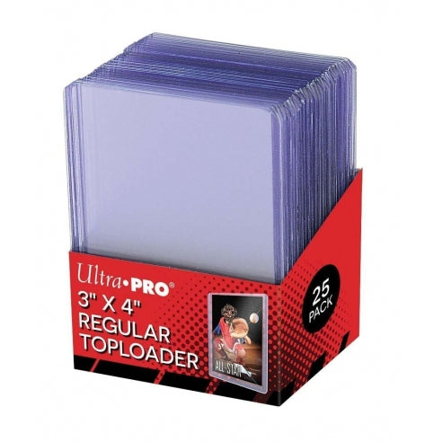 Ultra Pro - Toploader - Bordo Trasparente 3 x 4 Clear Regular (25 Pcs)