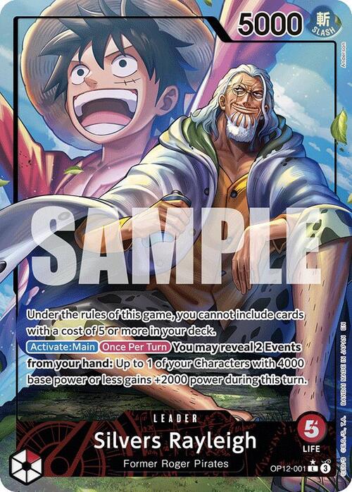 Silvers Rayleigh 001 Leader Alternate Art OP12 ENG
