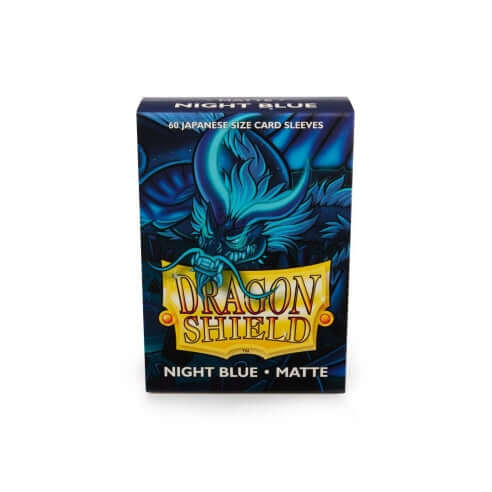 small japanese size matte night blue 60 bustine dragon shield