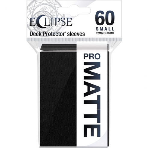 small japanese pro matte eclipse matte jet black 60 bustine ultra pro