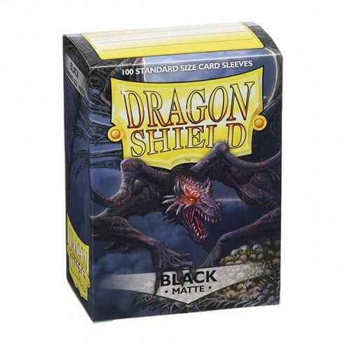 Dragon Shield - 100 Sleeves Standard Size Matte Black