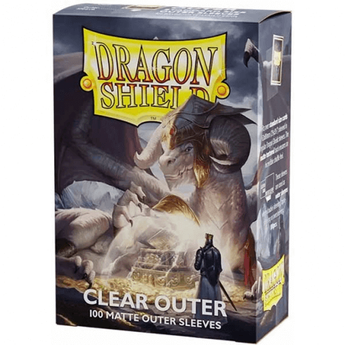 Dragon Shield - 100 Sleeves Standard Size Dual Clear Outer