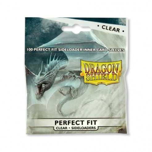 Dragon Shield - 100 Sleeves Standard Size Perfect Fit Clear Sideloader