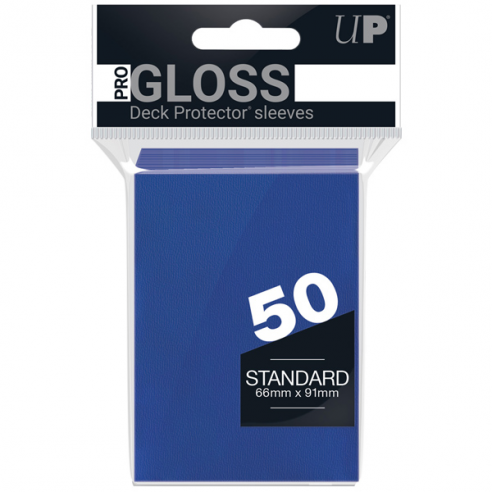 standard pro gloss classic blue 50 bustine ultra pro