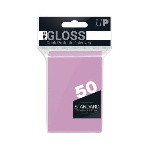 Ultra Pro 50 Sleeves Pro Gloss Standard Size Pink