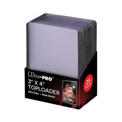 Ultra Pro - Toploader - Bordo Nero 3 x 4 Clear Regular (25 Pcs)